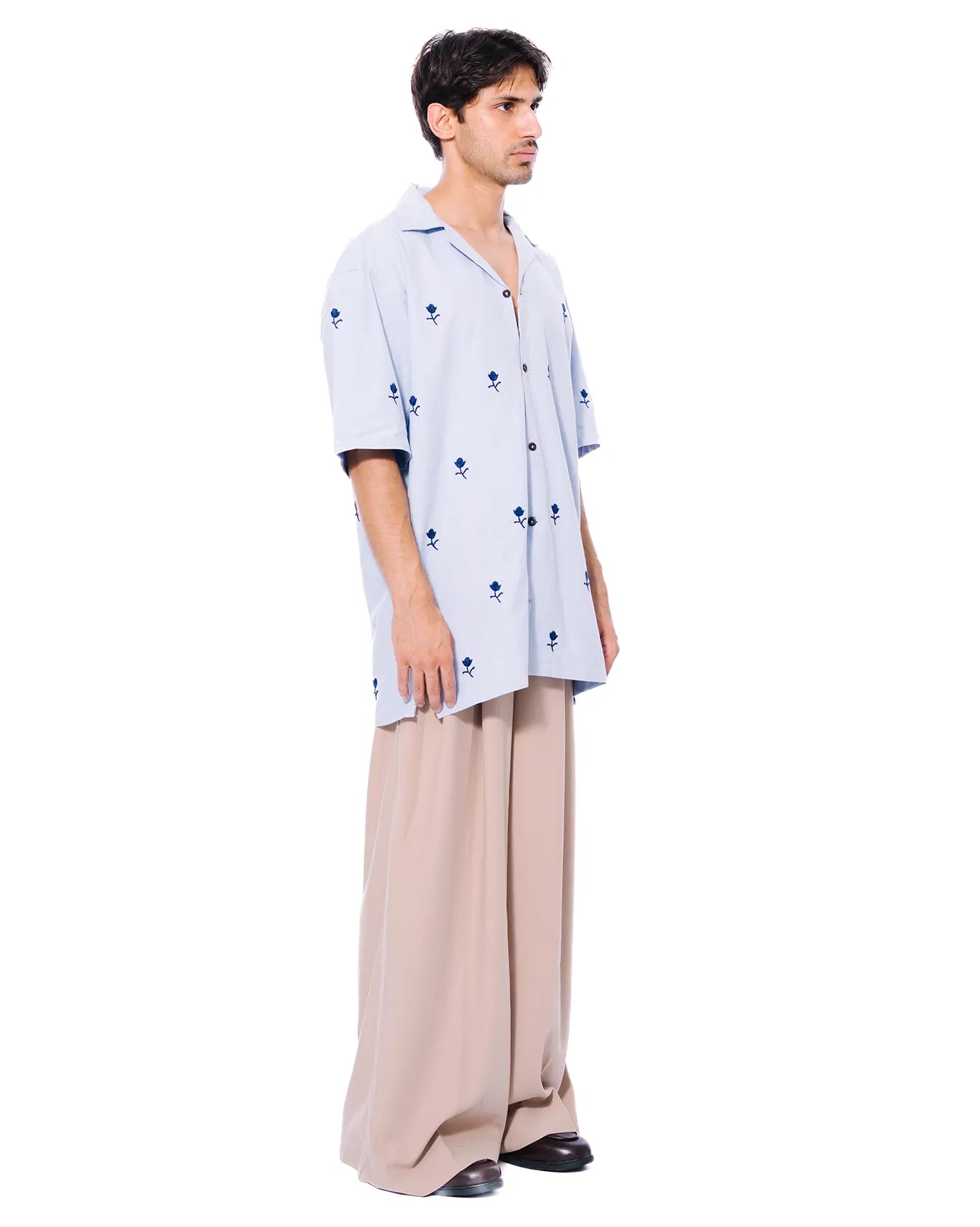 Wear Oga Blue Rose Shirt Cult Khi