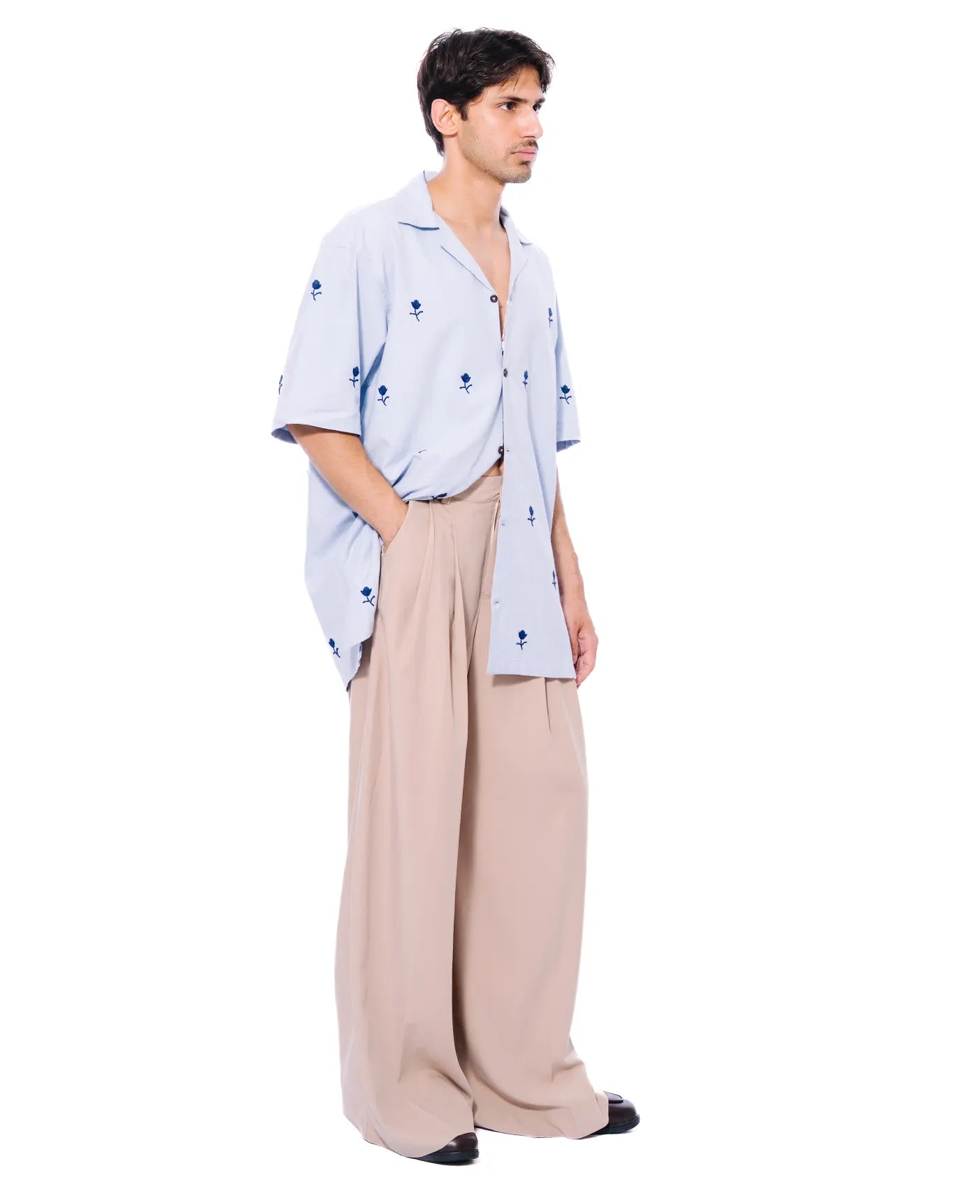 Wear Oga Blue Rose Shirt Cult Khi