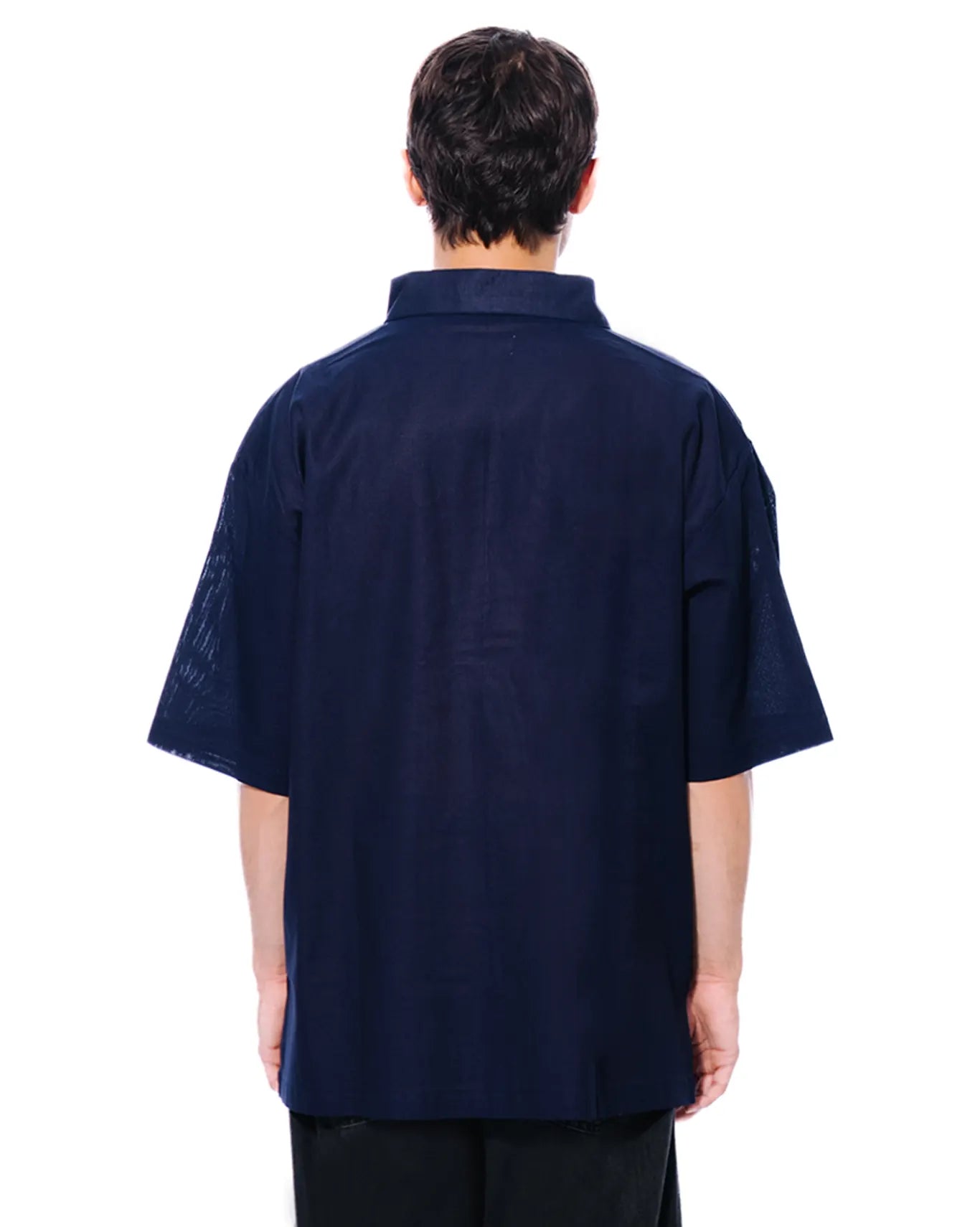 collected xx navy blue linen shirt cult store
