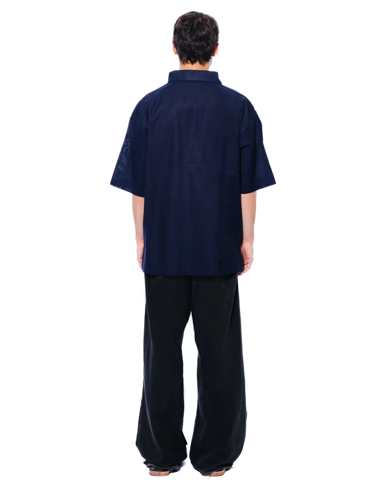 collected xx navy blue linen shirt cult store