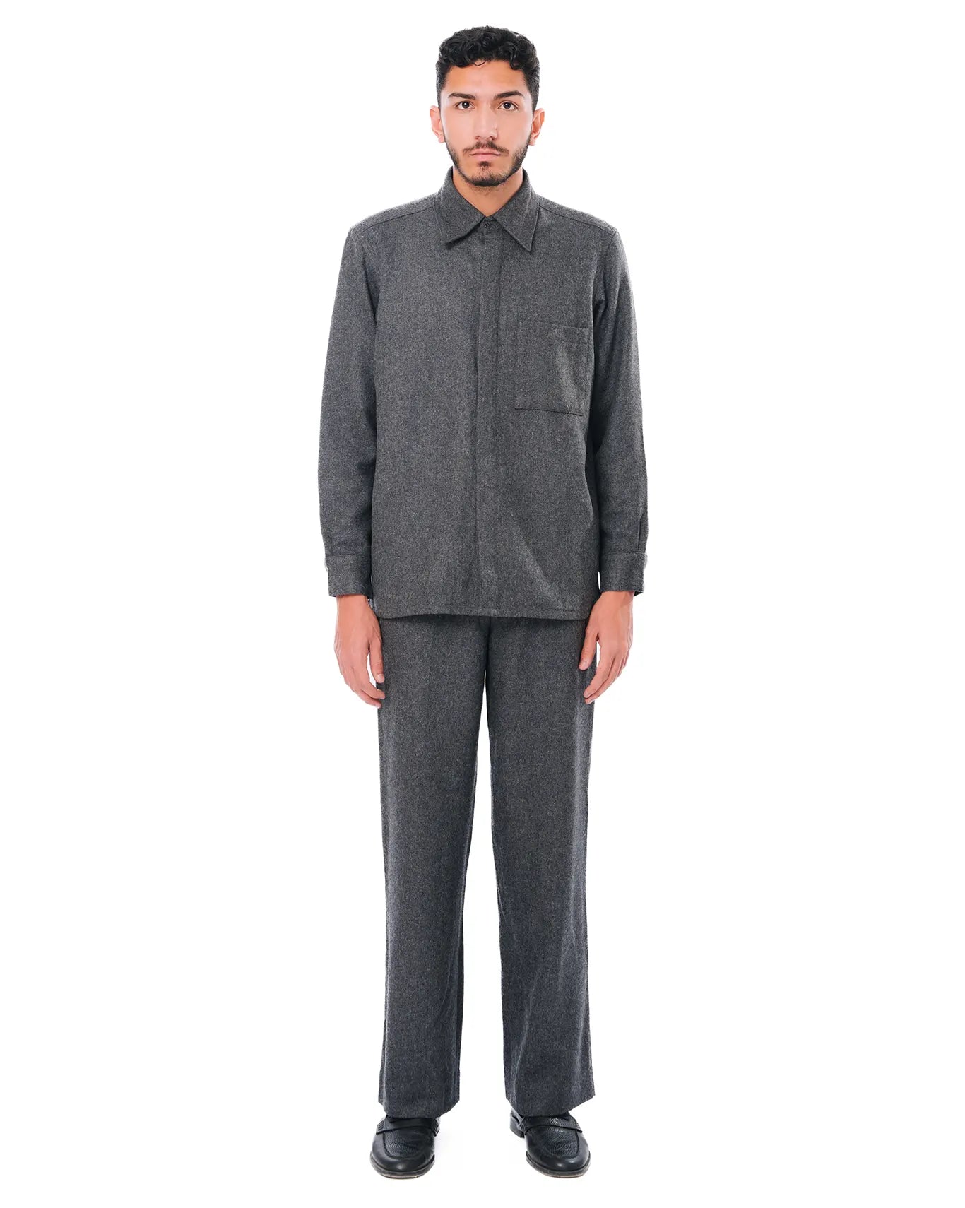 Cyanide grey Wool flannel pants cult store