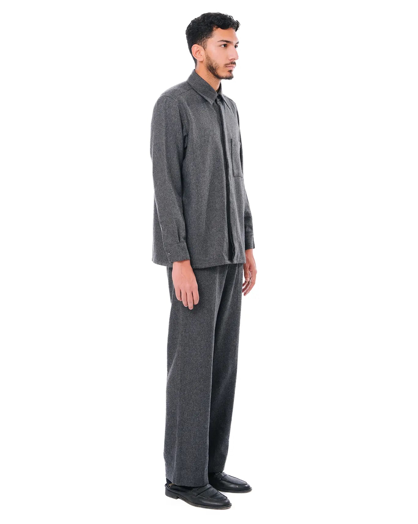 Cyanide grey Wool flannel pants cult store