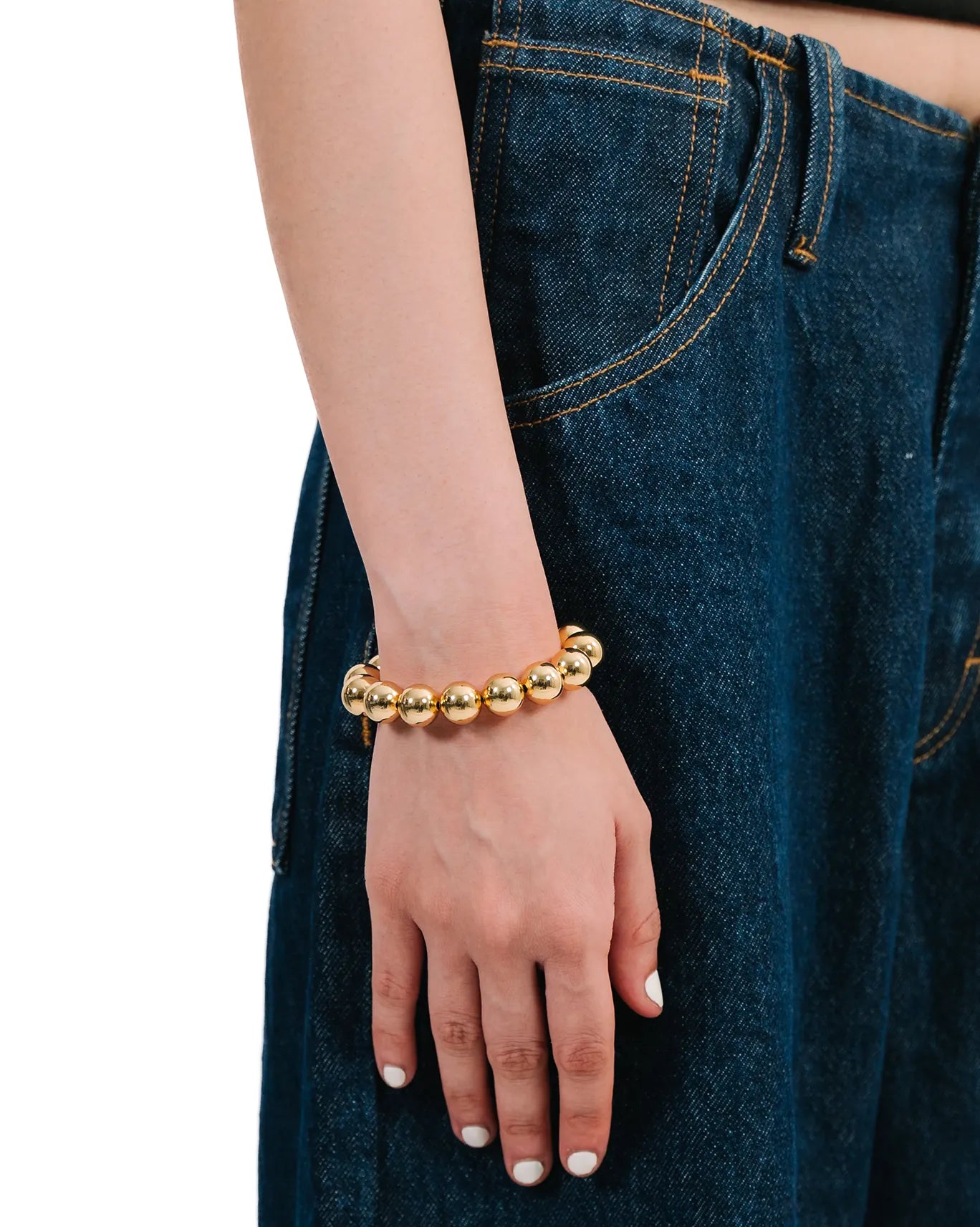 mish and co Gold Bold Beaded Bracelet cult store 2