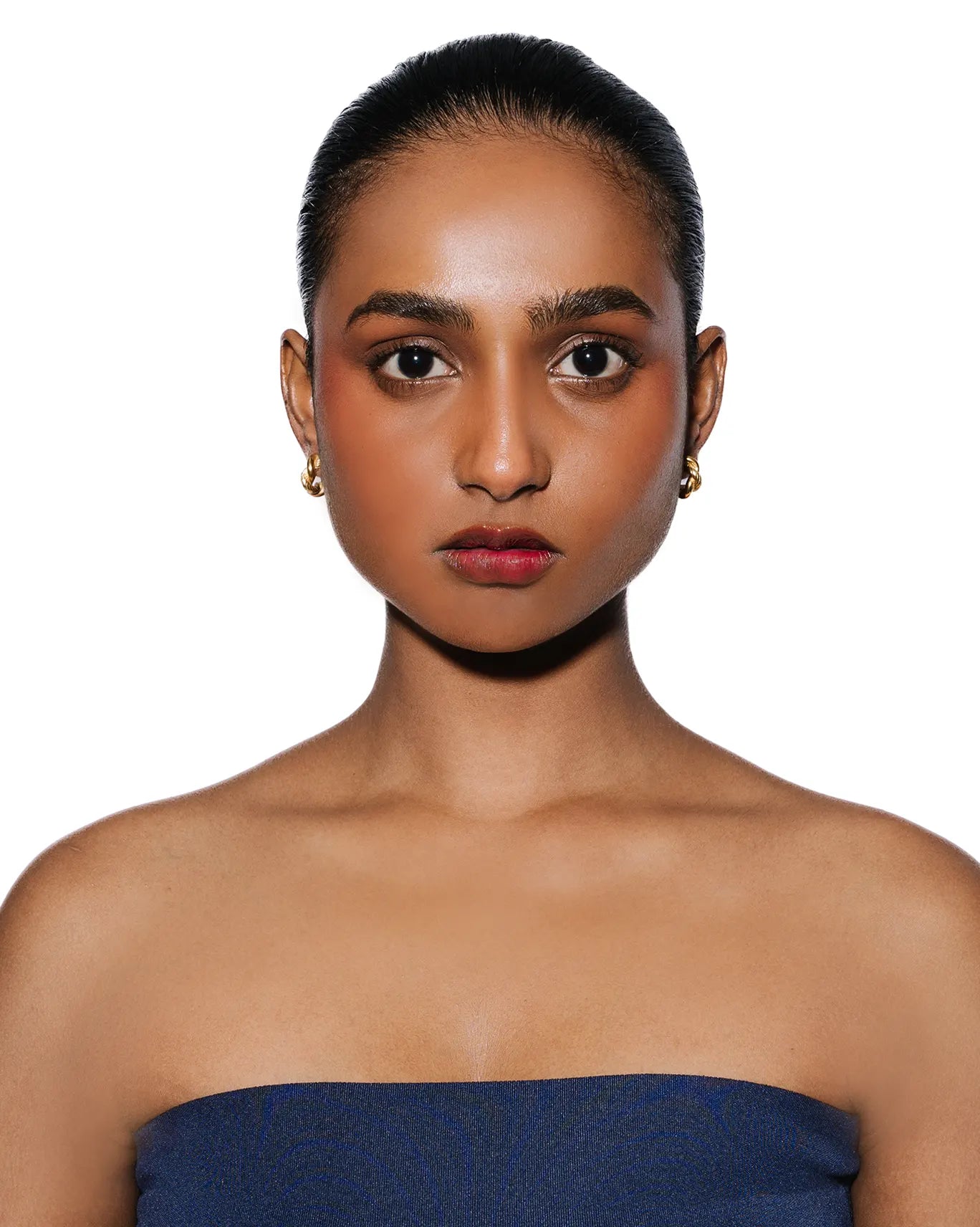 mish & co Gold Braided Hoop cult store pk