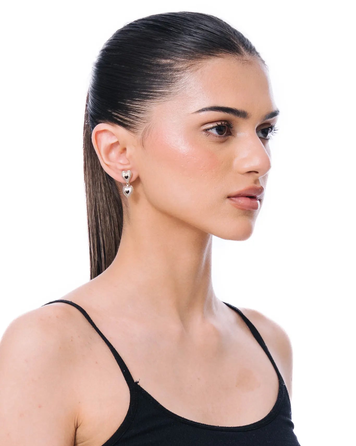 project 1959 Silver Bird Heart Earrings cult store karachi pk