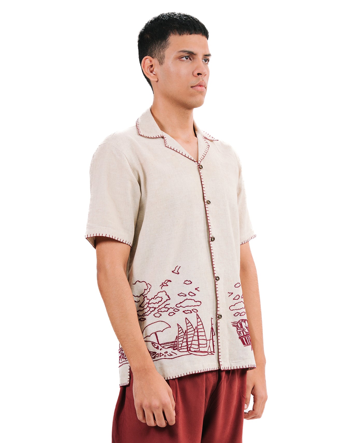 wear oga Creme Galleon Shirt cult store