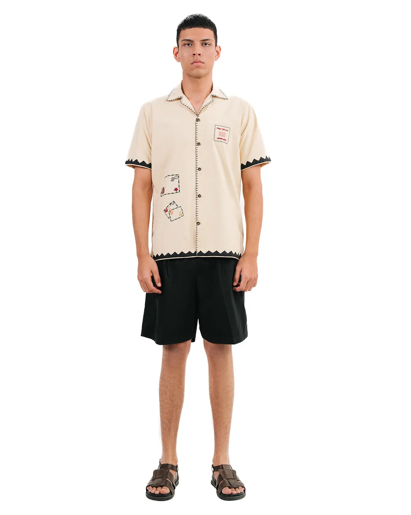 wear oga Creme Letters To My Lover Shirt cult store men
