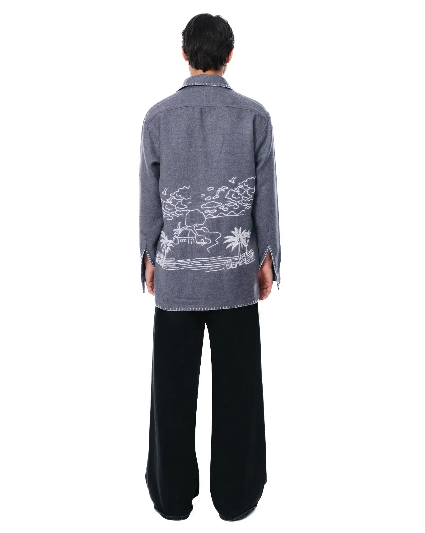 wear oga Grey Palm Jacket cult men