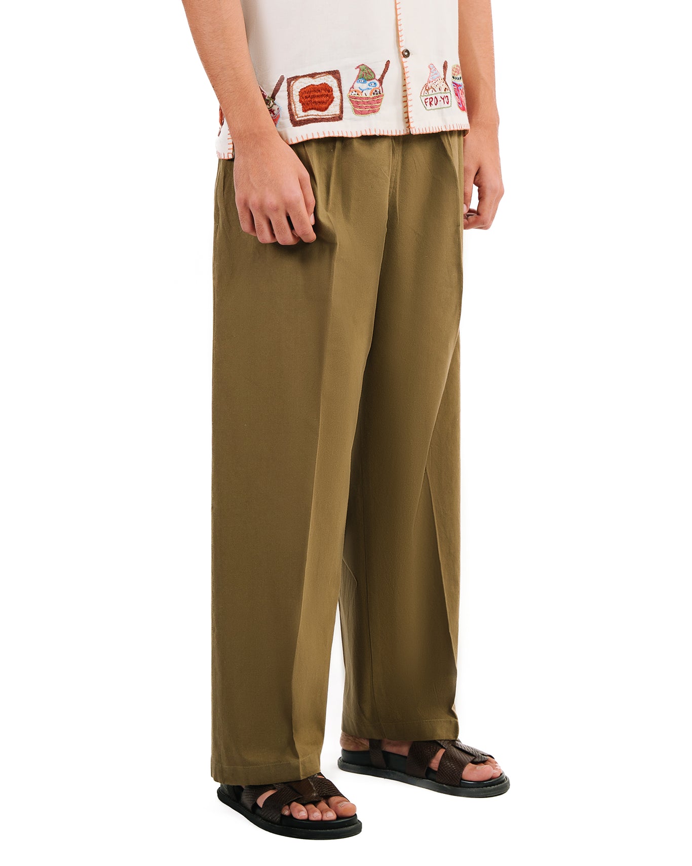 wear oga Khaki Brunch Pants cult store men