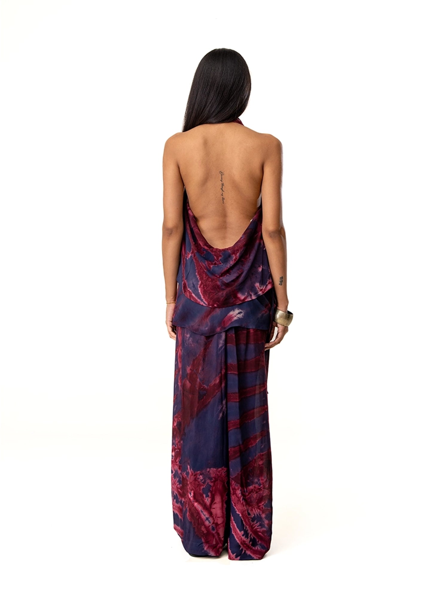 Curated Official Tie-Dye Tie Dye Skirt Overlay Trouser Set - CULT - haider