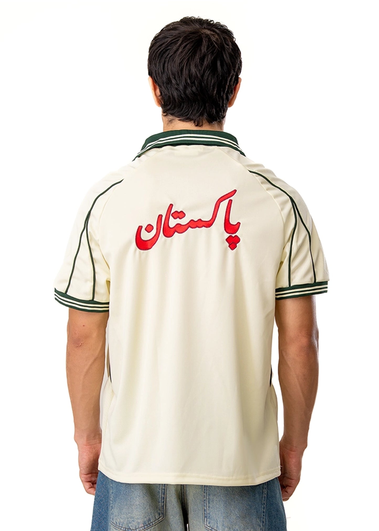 Motherland Cream Cream Embroidery Soccer Jersey #7 - CULT - haider