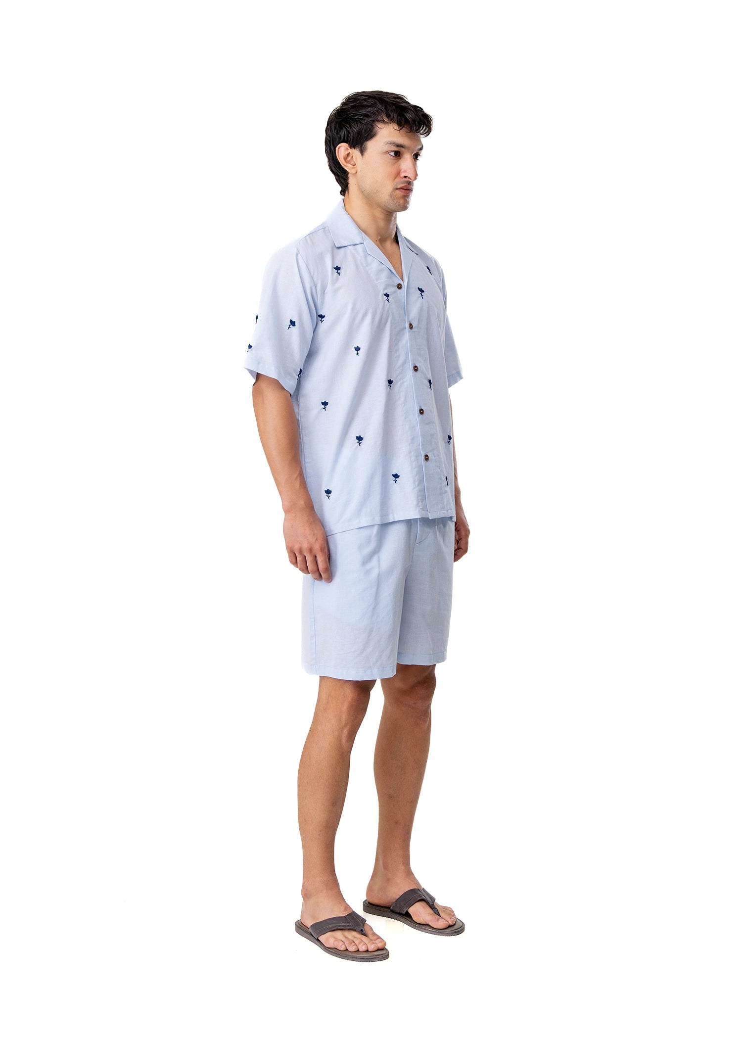 Wear Oga Blue Rose Shorts Cut Karachi Pakistan