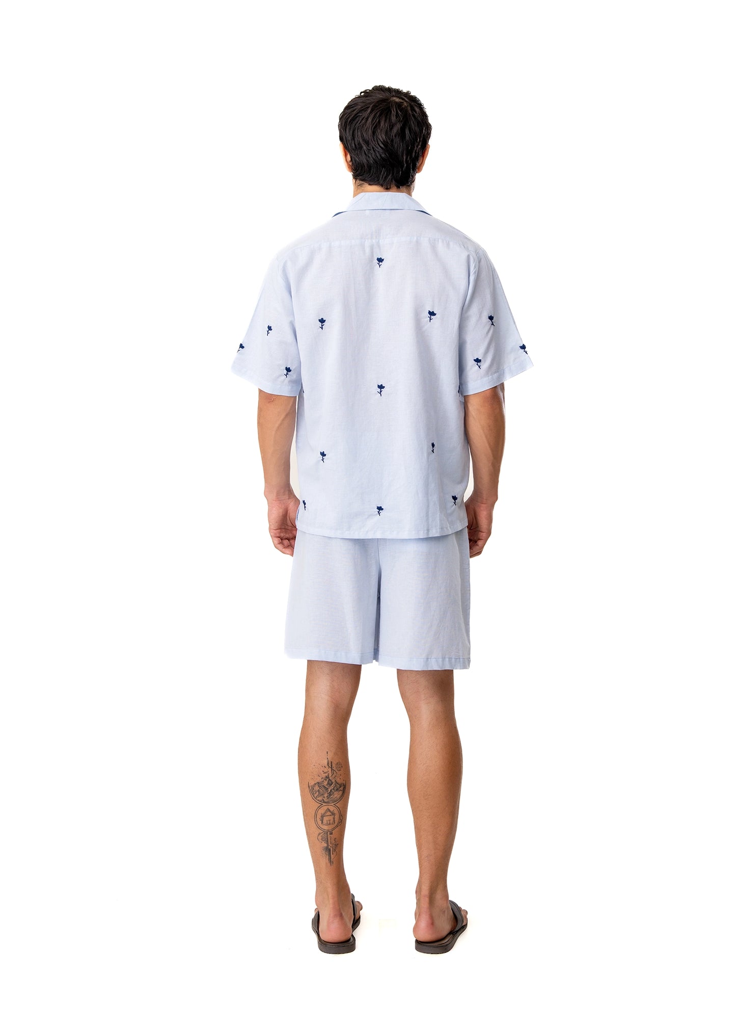 Wear Oga Blue Blue Rose Shorts - CULT - haider