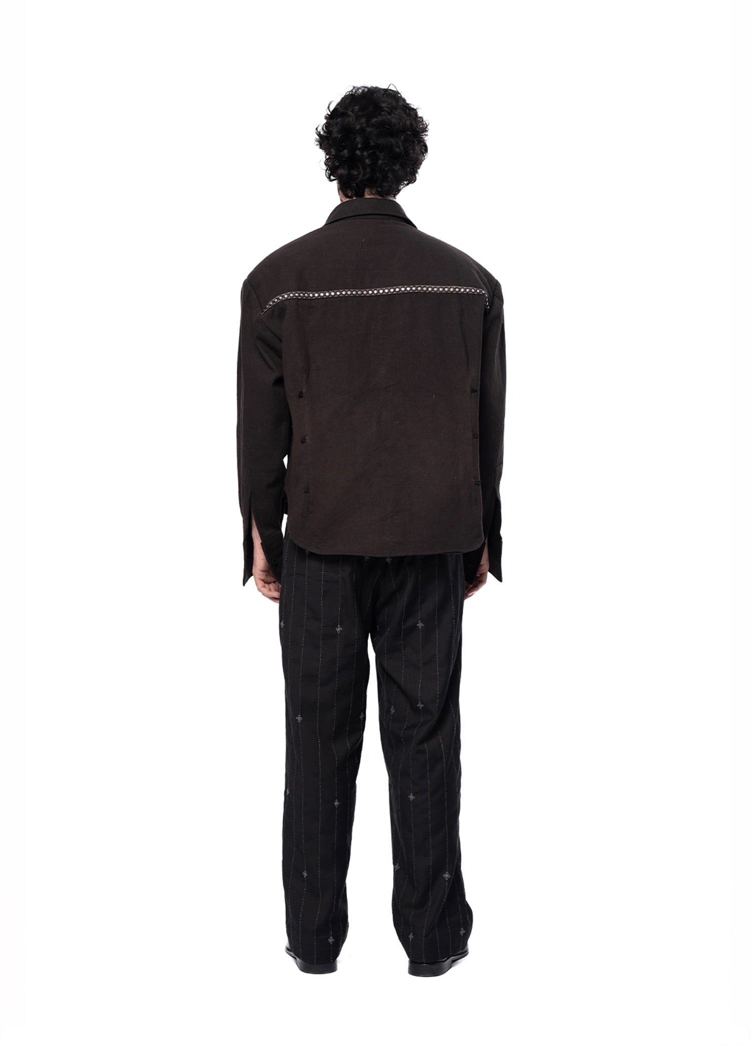 Collected XX Brown Panni Corset Shirt Cult Karachi Pakistan