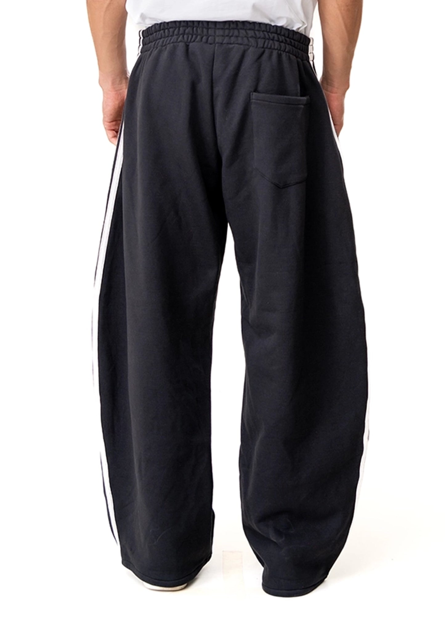 Dreams of Arthur Black Black Stripe Balloon Denim - CULT - haider