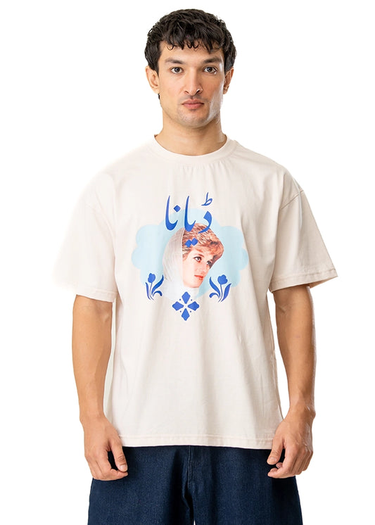 Motherland Off White Diana Pakistani Memorial Tee Cult Karachi Pakistan