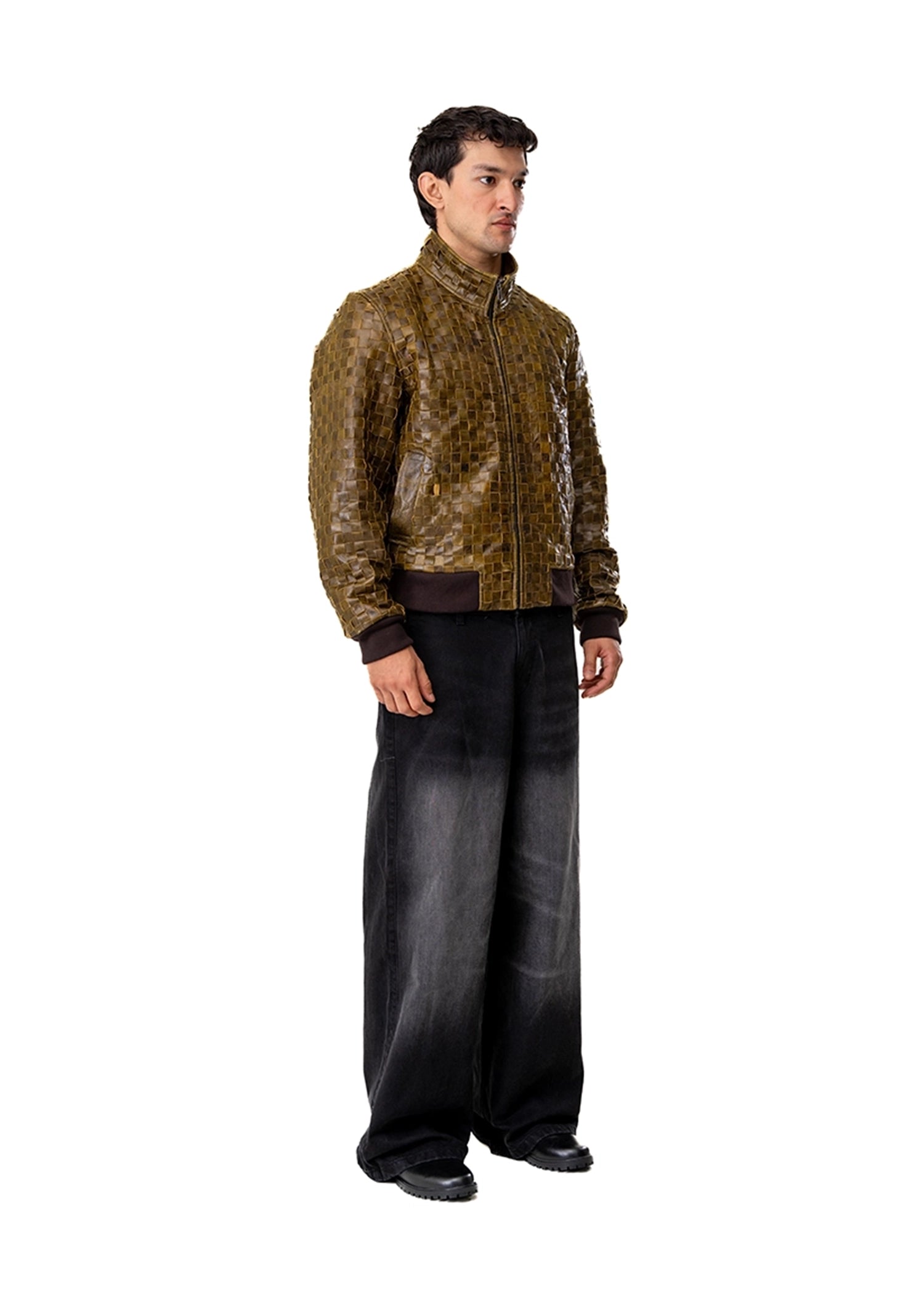 Dreams of Arthur Honeycomb braided leather jacket Cult Karachi Pakistan
