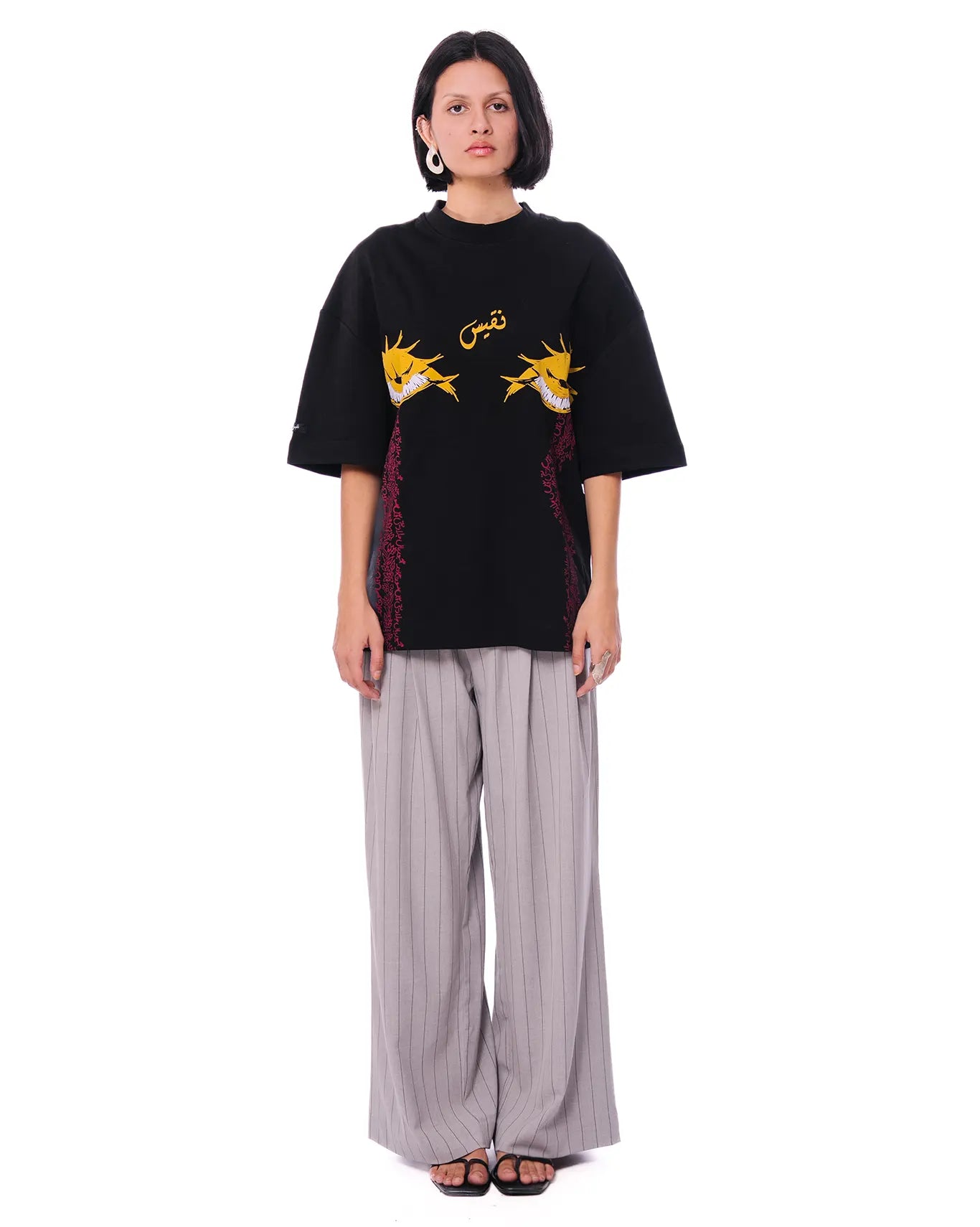 Naqees Black Nazariya Tee - CULT