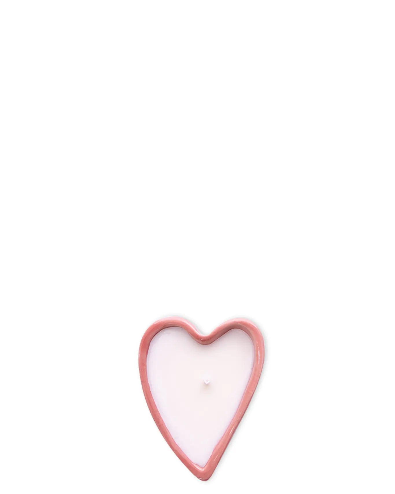 Dusk Pink Heart Ceramic Candle - CULT