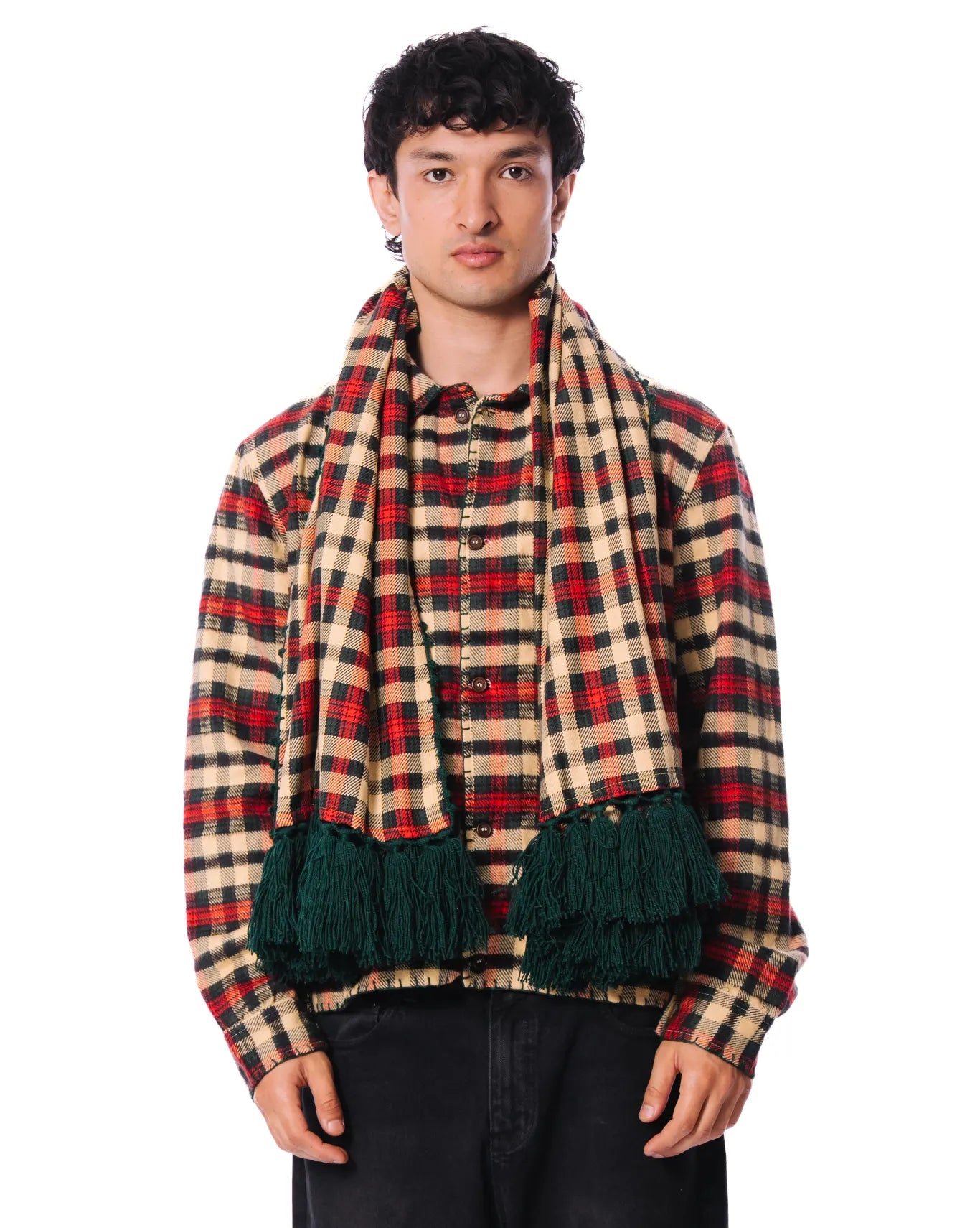 Wear Oga Plaid Red Ground Edit 15 - CULT - haider
