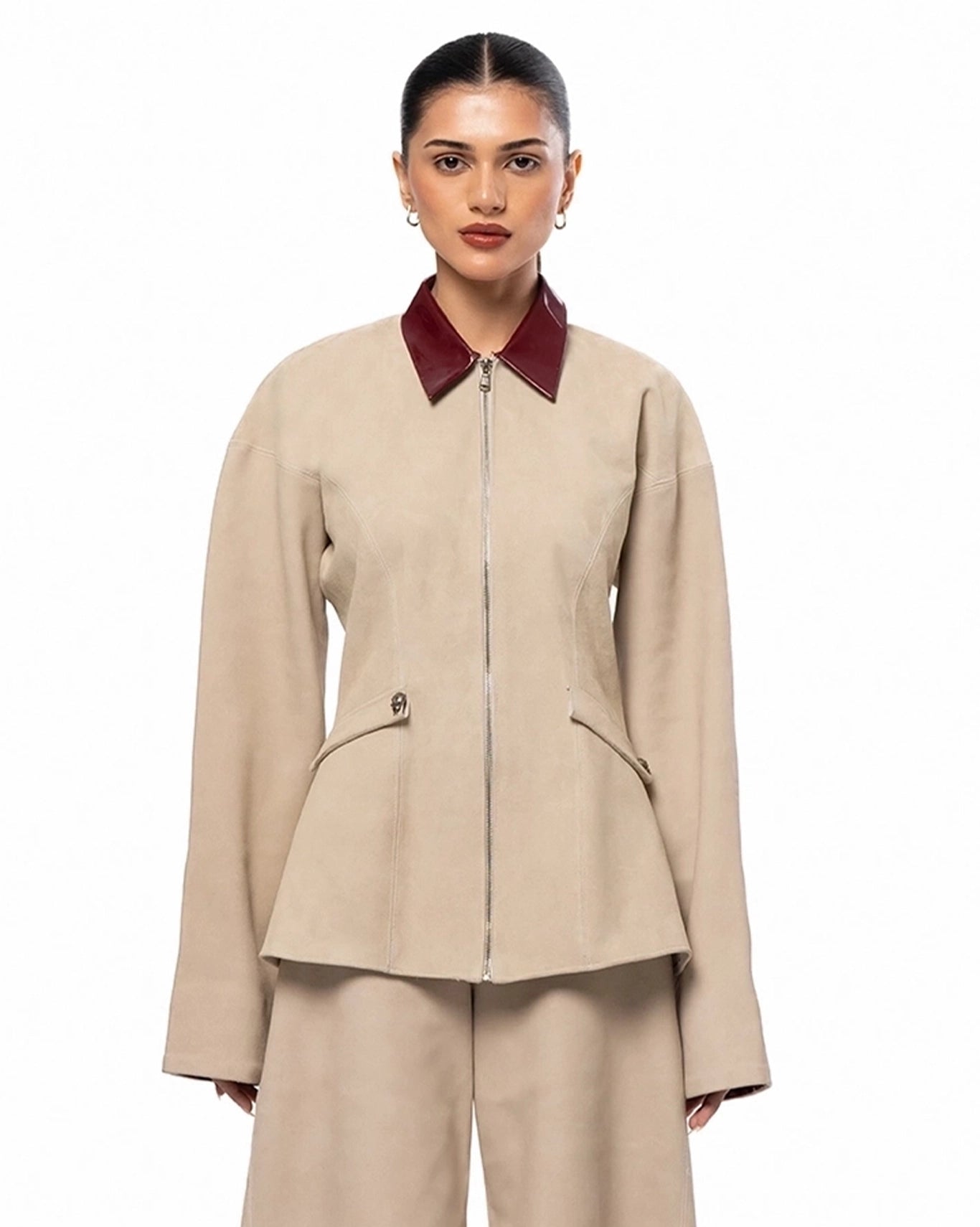 Project 1959 Beige Beige Marlin Suede Jacket - CULT - haider