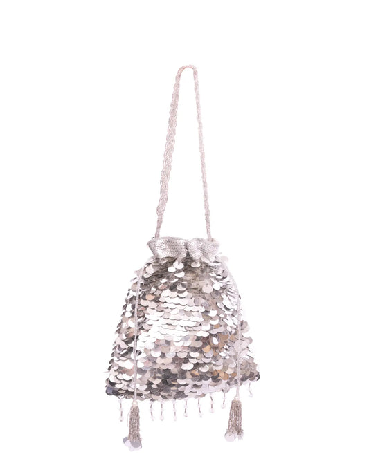 Silver Shimmer and Shine Potli