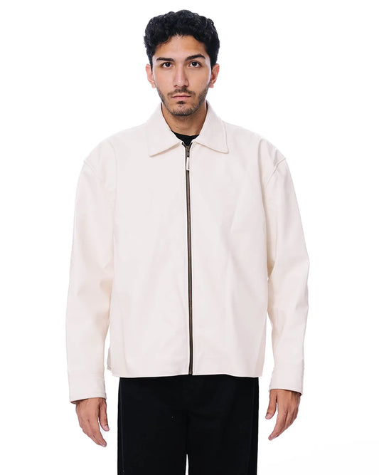 Cream Structure Jacket