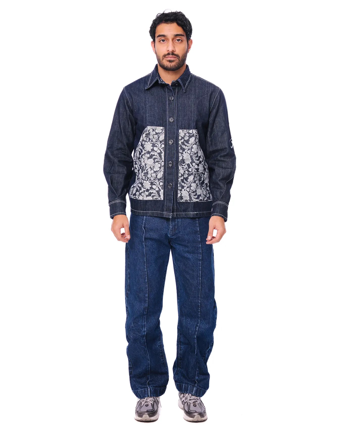 Naqees Blue Duniya Denim Shirt - CULT