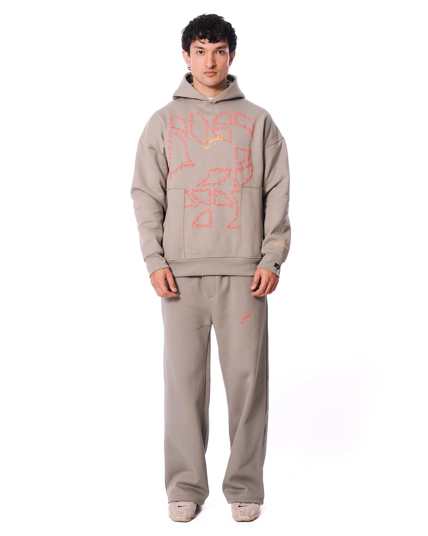 Naqees Grey Atish Hoodie - CULT - haider