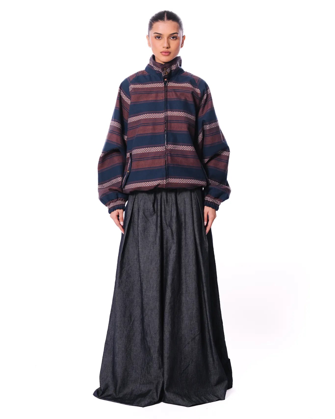 Collected XX Brown Neem Blouson Jacket - CULT