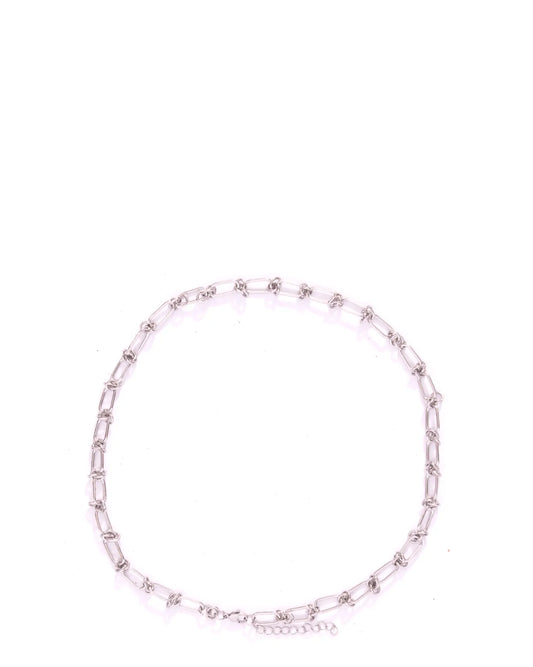 Silver Knot So Easy Metal Necklace