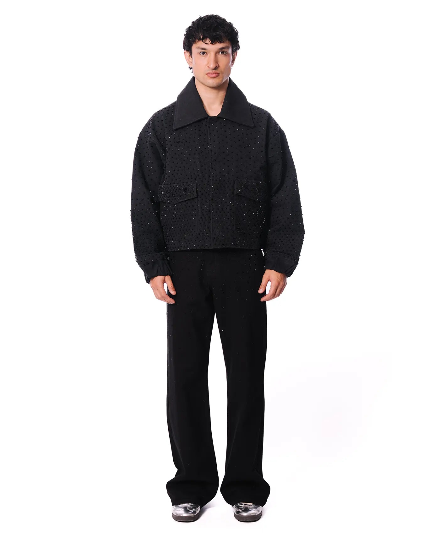 Dreams of Arthur Black Cult x DOA Rhinestone Denims - CULT