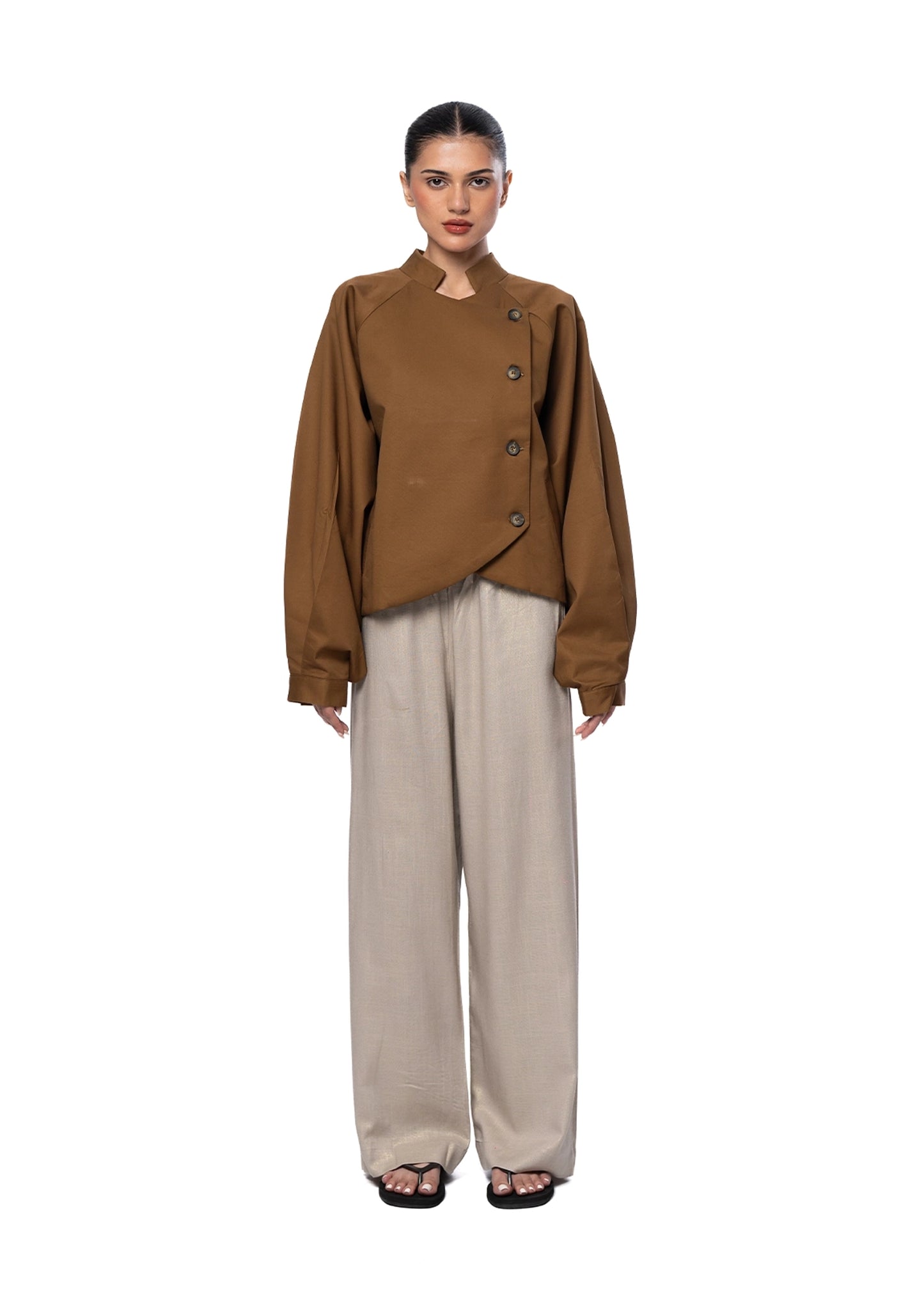 Baro Studio Brown Brown Sculpted Jacket - CULT - haider