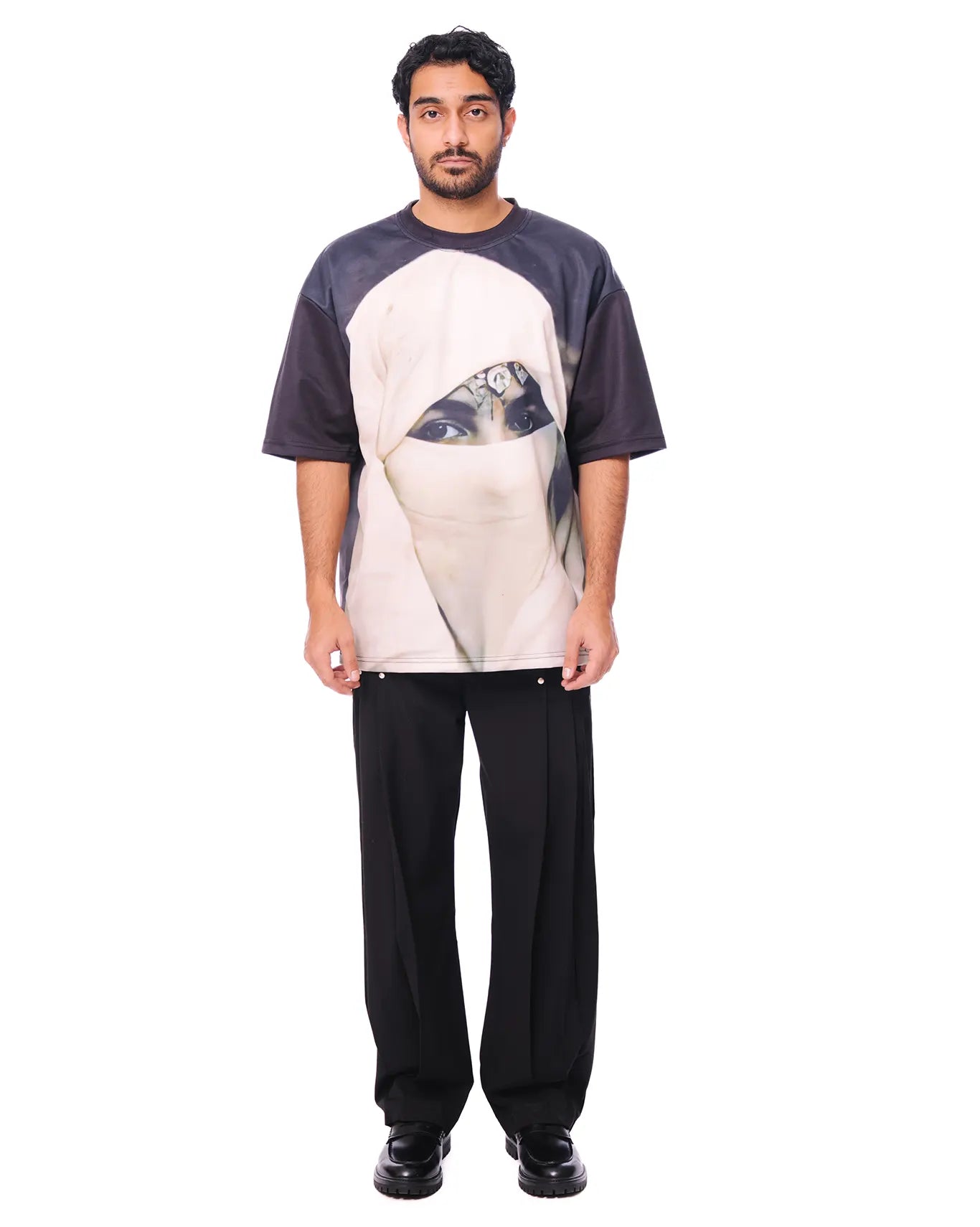 Naqees Black Black Pleated Pants - CULT - haider