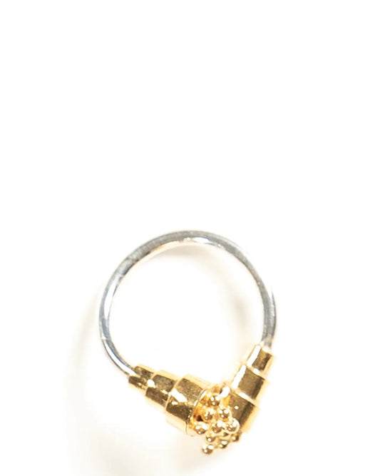 Gold Triangle Edge Ring