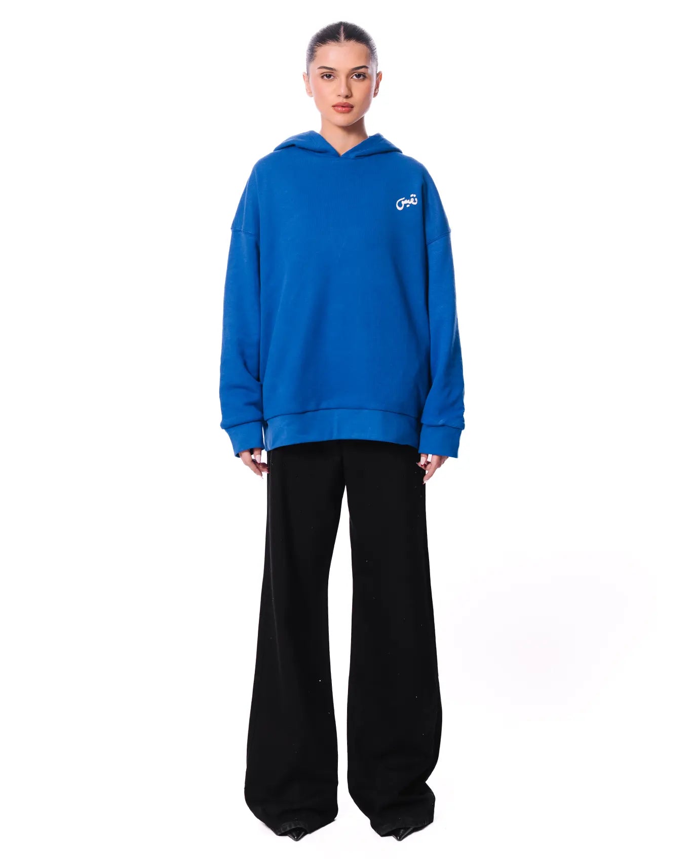 Naqees Royal Blue Royal Blue Reversible Hoodie - CULT - haider