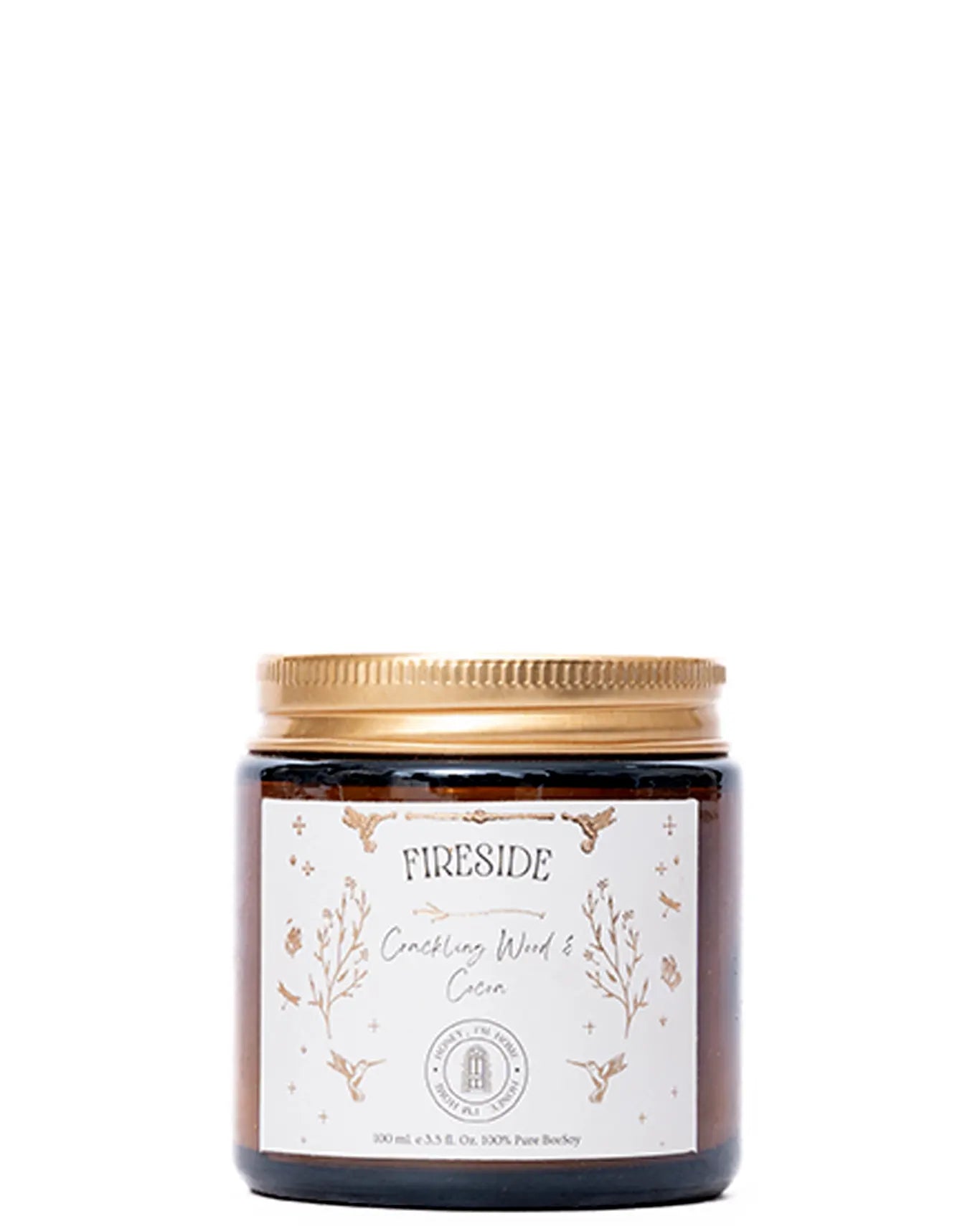 Fireside - Crackling Wood & Cocoa (Medium)