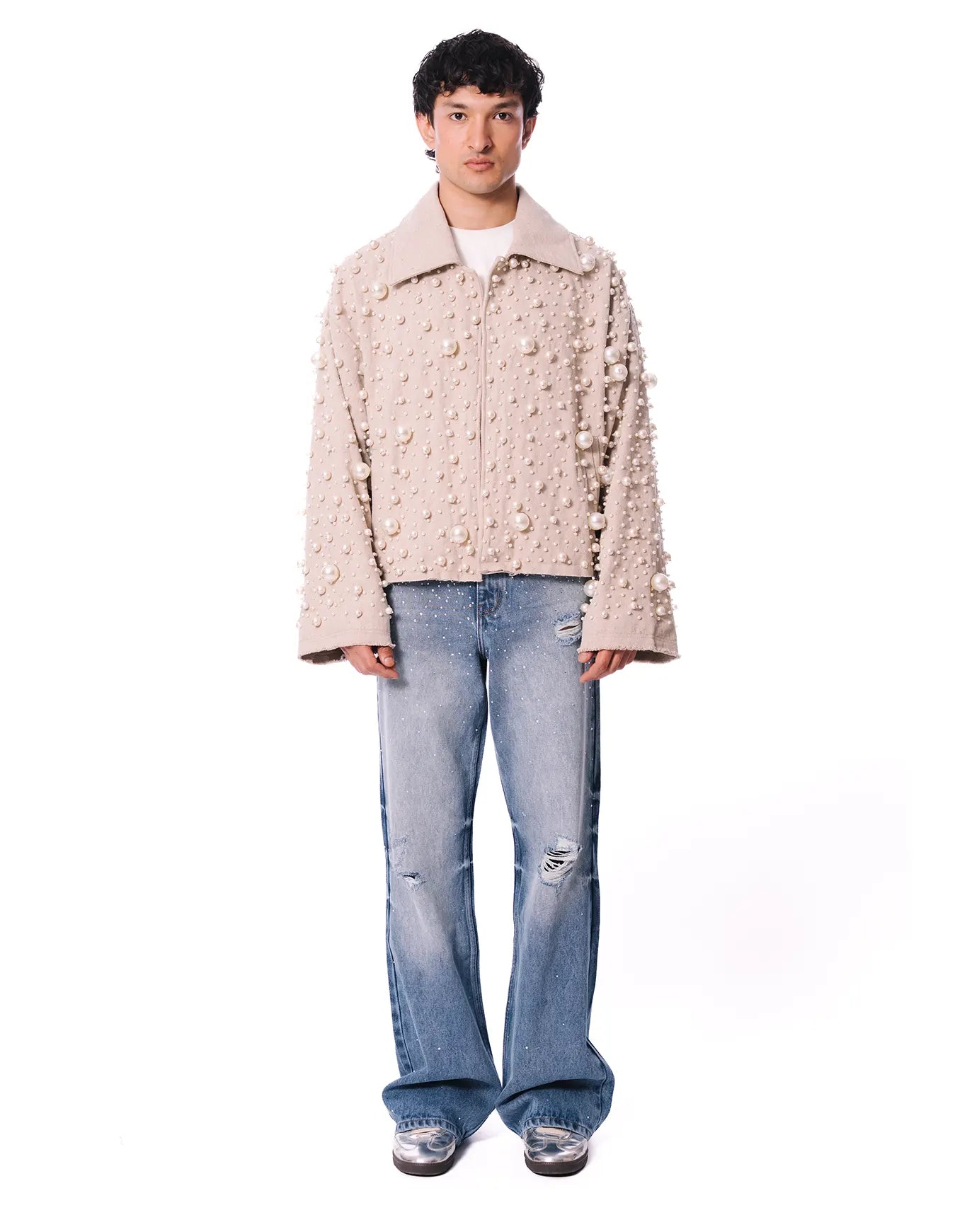 Dreams of Arthur Cream Mother of Pearl Jacket - CULT