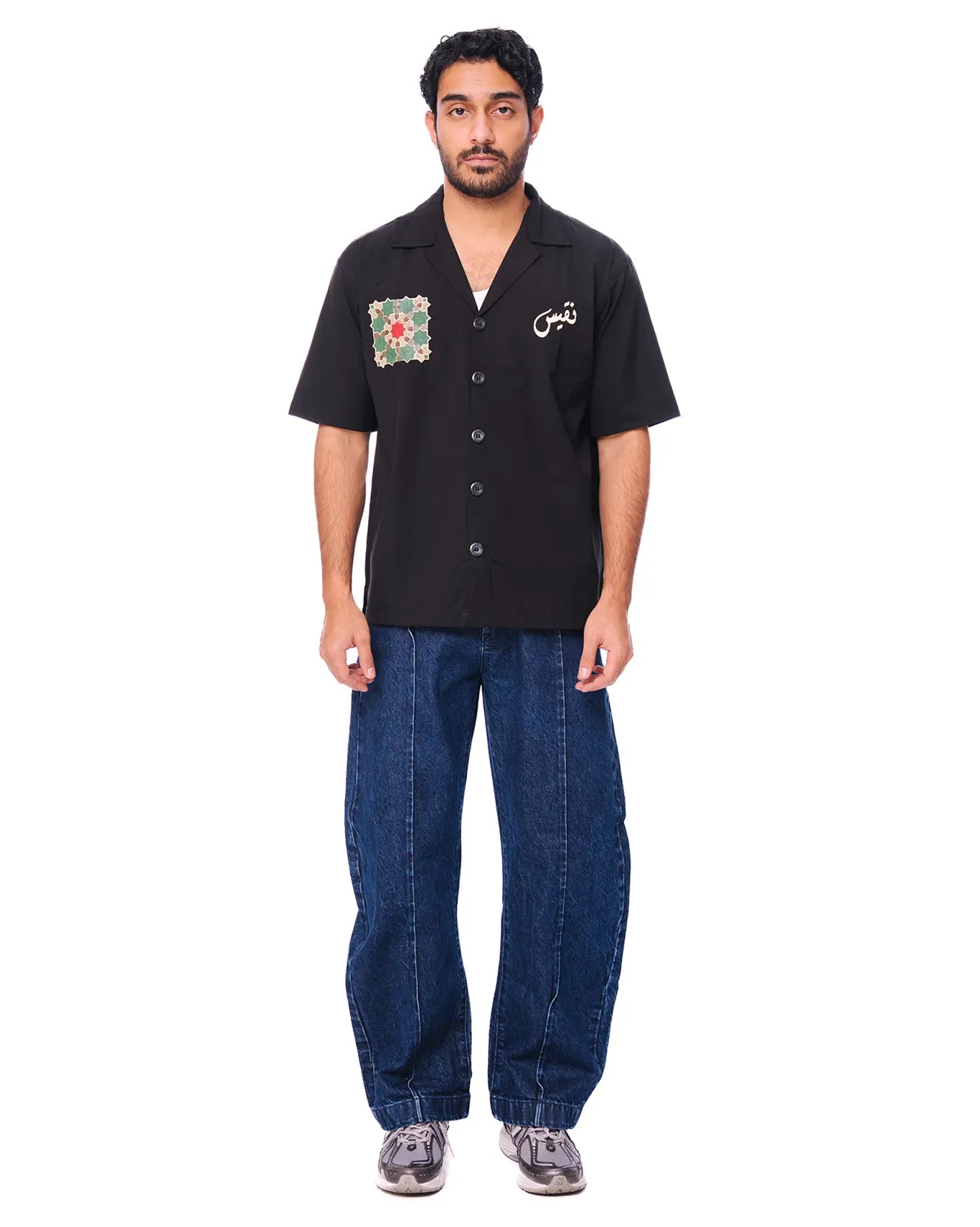 Naqees Black Black Mosaic - CULT - haider