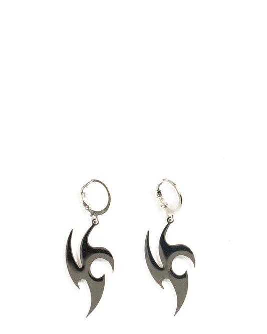 Ablaze Silver Earrings