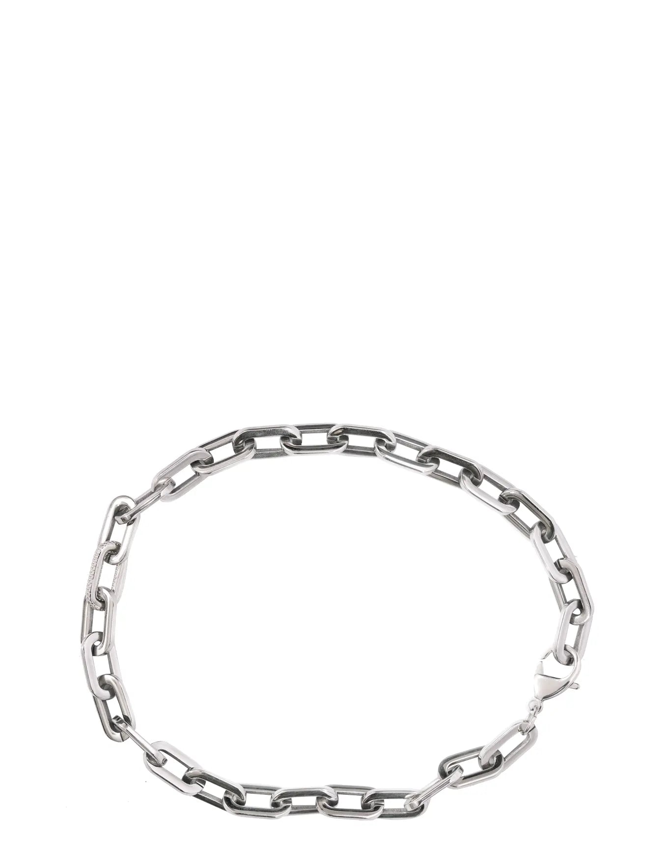 Mish & Co Silver Silver Bold Paperclip Necklace - CULT