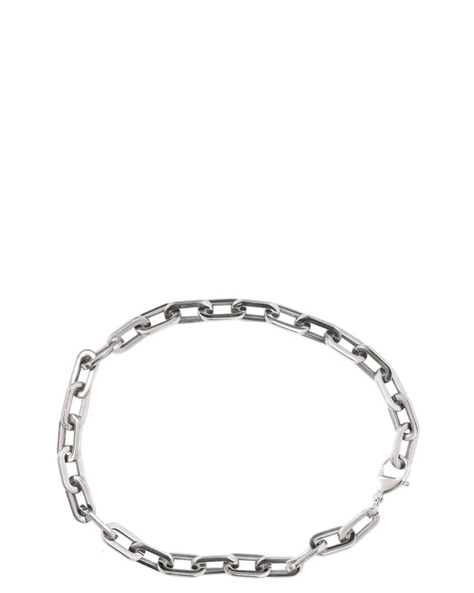 Silver Bold Paperclip Necklace