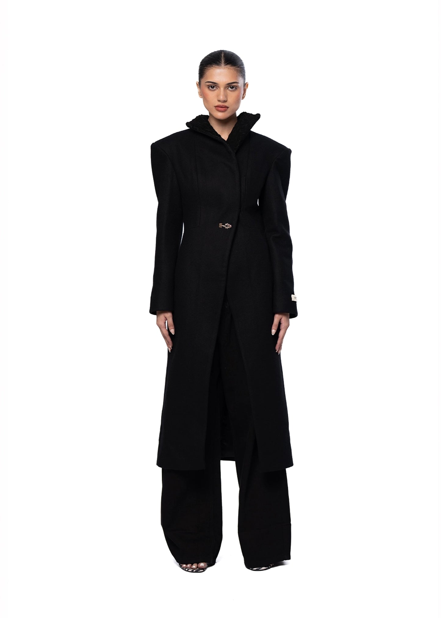 Project 1959 Black Black Axis Coat - CULT - haider