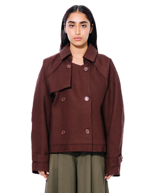 Cocoa Trench Trucker