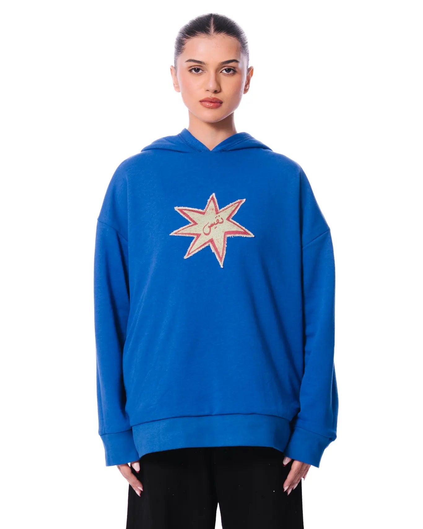 Naqees Royal Blue Royal Blue Reversible Hoodie - CULT - haider