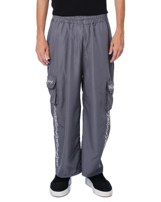 Grey Parachute Trousers