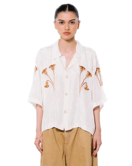 Lotus Silk Shirt