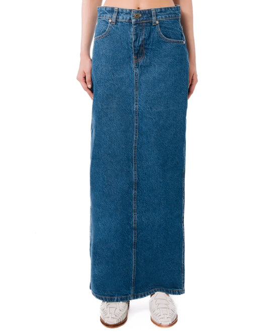 Denim Maxi Skirt