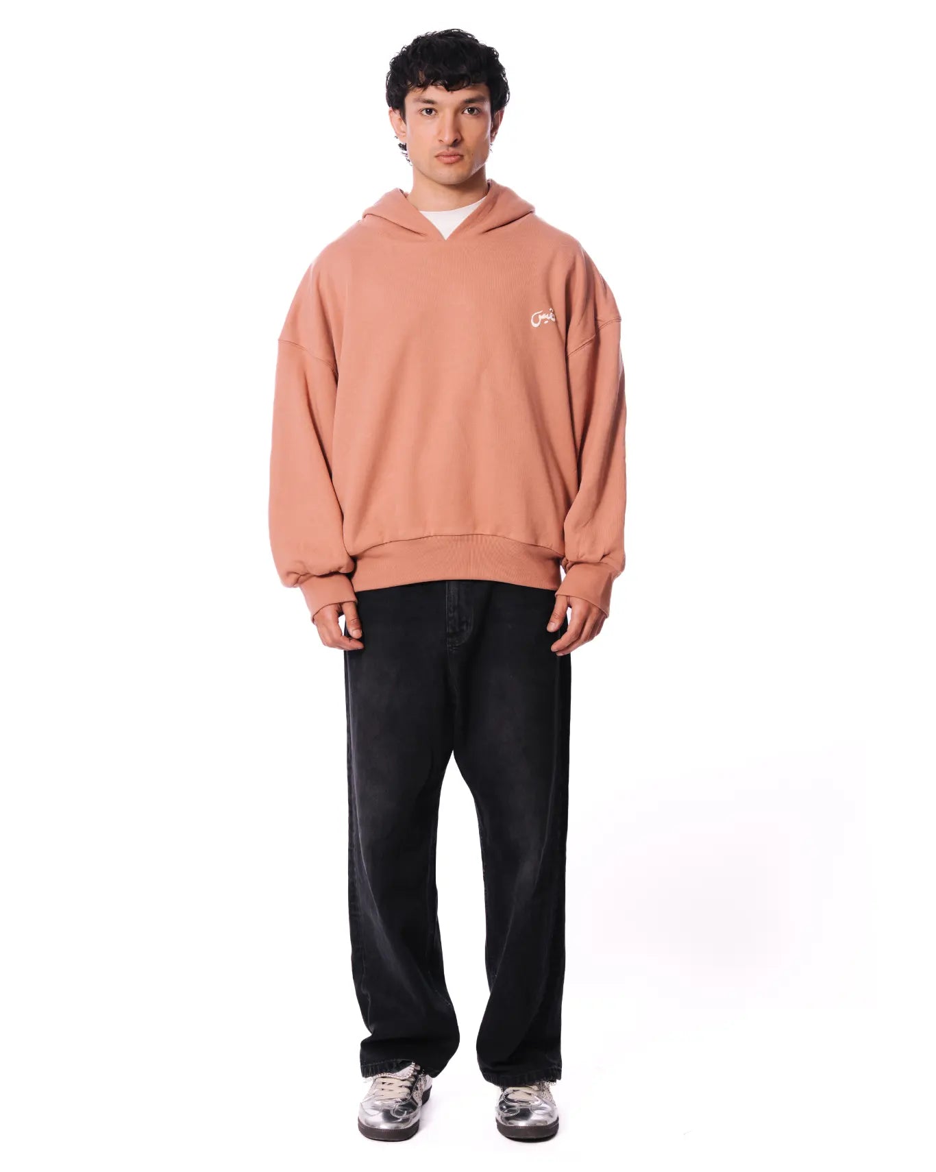 Naqees Rust Rust Reversible Balloon Hoodie - CULT - haider