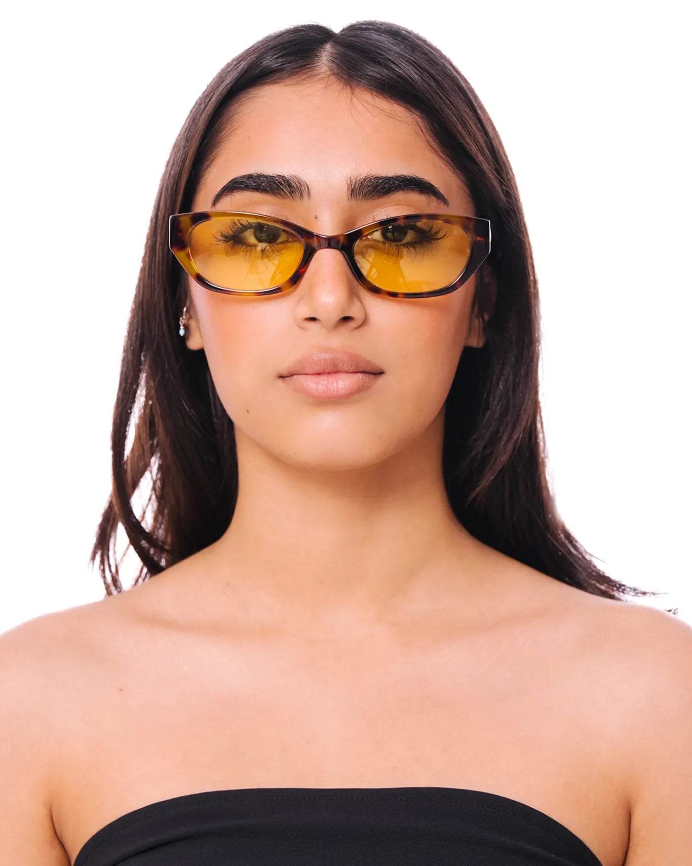 Khwaab Club Yellow Yellow Saahil Tortoiseshell Sunglasses - CULT